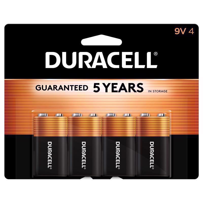 BATTERIES ALKLINE 9V 4PK Supply