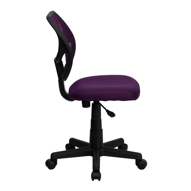 Flash Furniture Mid-Back Purple Mesh Swivel Task Chair – WA-3074-PUR-GG Online Hot Sale