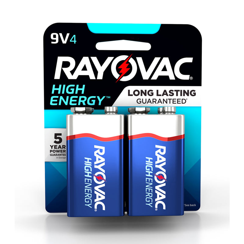 BATTERY ALKALINE 9V 4PK Fashion