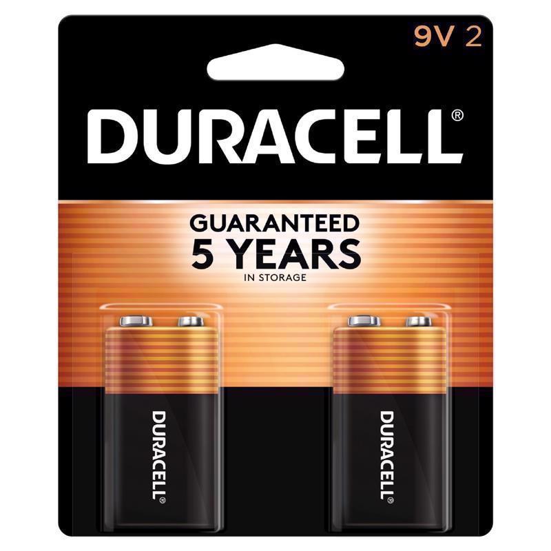 BATTERY ALKALINE 9V 2PK Online now