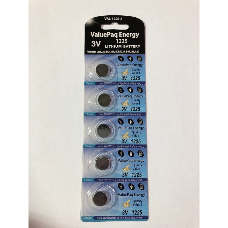 BATTERY LTHM 3V 1225 5PK on Sale