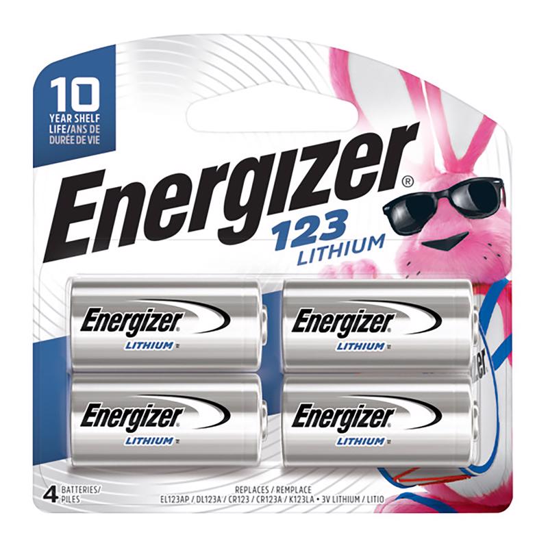 BATTERY LITHIUM 123 4PK Fashion