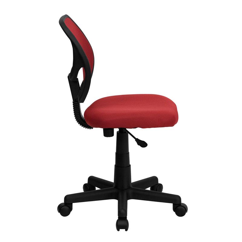 Flash Furniture Mid-Back Red Mesh Swivel Task Chair – WA-3074-RD-GG Fashion