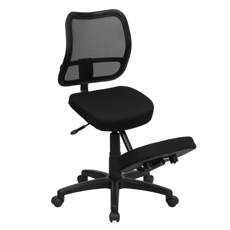 Flash Furniture Mobile Ergonomic Kneeling Swivel Task Chair with Black Mesh Back – WL-3425-GG Online