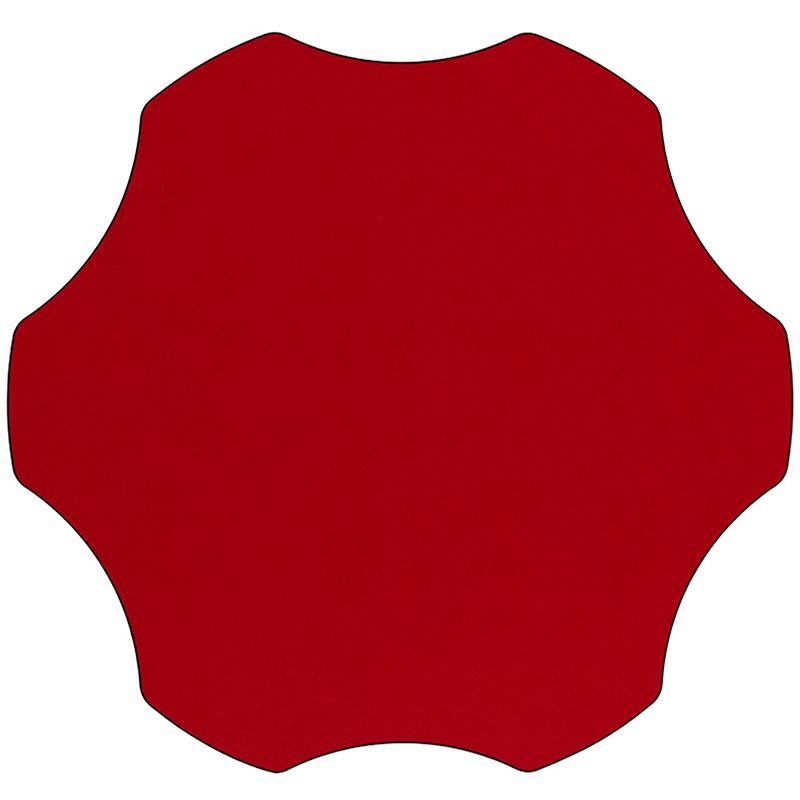 Flash Furniture Mobile 60” Flower Red Thermal Laminate Activity Table – Height Adjustable Short Legs – XU-A60-FLR-RED-T-P-CAS-GG Online