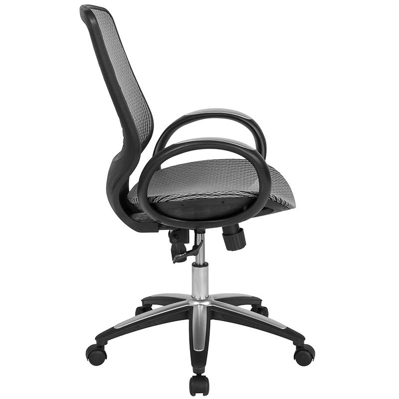 Flash Furniture Newton Mid-Back Office Chair with Contemporary Mesh Design in Gray – LF-X-11-GG Online Hot Sale