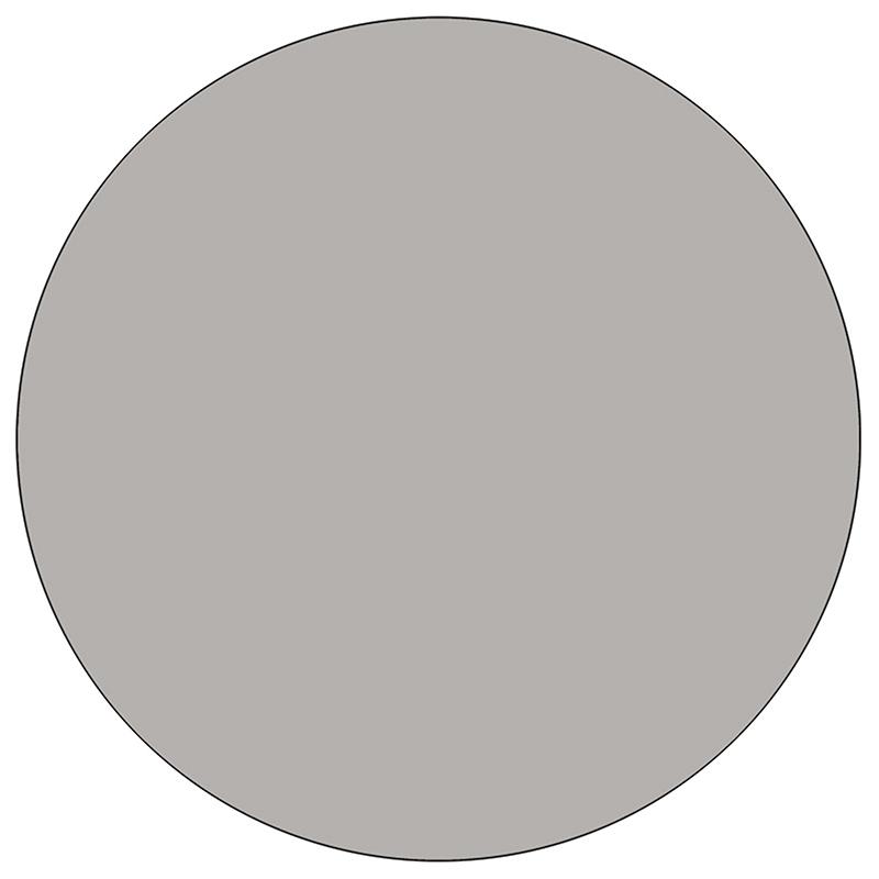 Flash Furniture Mobile 42” Round Grey HP Laminate Activity Table – Height Adjustable Short Legs – XU-A42-RND-GY-H-P-CAS-GG Online Sale