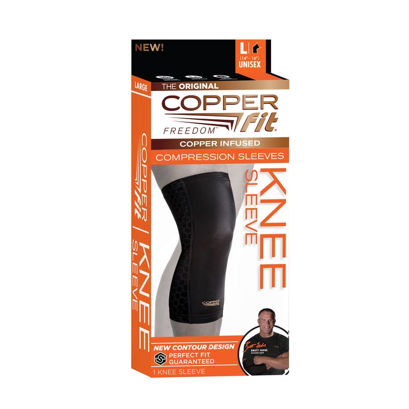 COMPRSN KNEE SLV BLK LG Sale