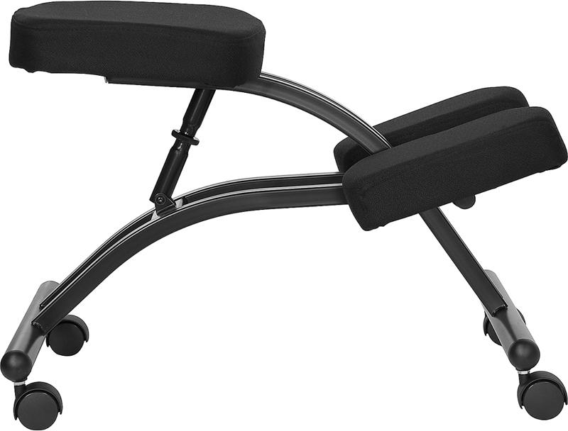 Flash Furniture Mobile Ergonomic Kneeling Chair in Black Fabric – WL-1420-GG on Sale