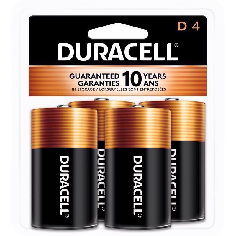 BATTRY ALKALINE D 4PK on Sale