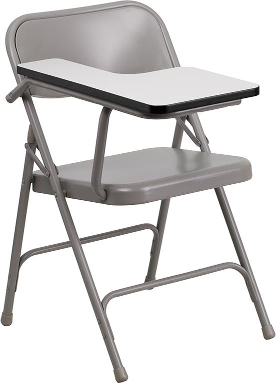 Flash Furniture Premium Steel Folding Chair with Right Handed Tablet Arm – HF-309AST-RT-GG Online Sale