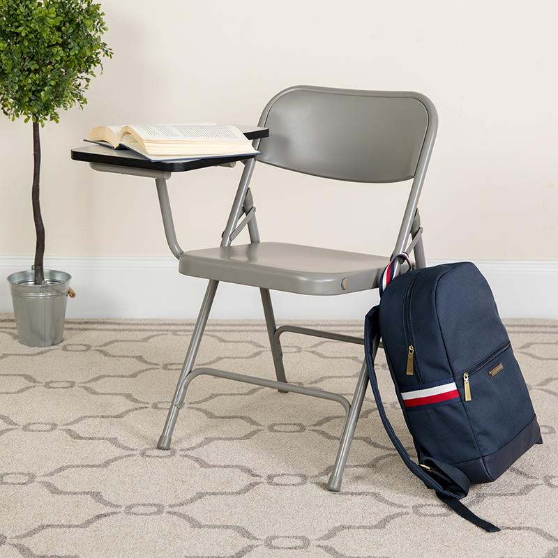 Flash Furniture Premium Steel Folding Chair with Right Handed Tablet Arm – HF-309AST-RT-GG Online Sale