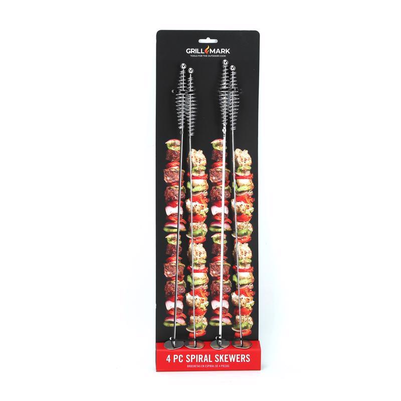 BBQ SKEWER STEEL 17″ 4PK Online Sale