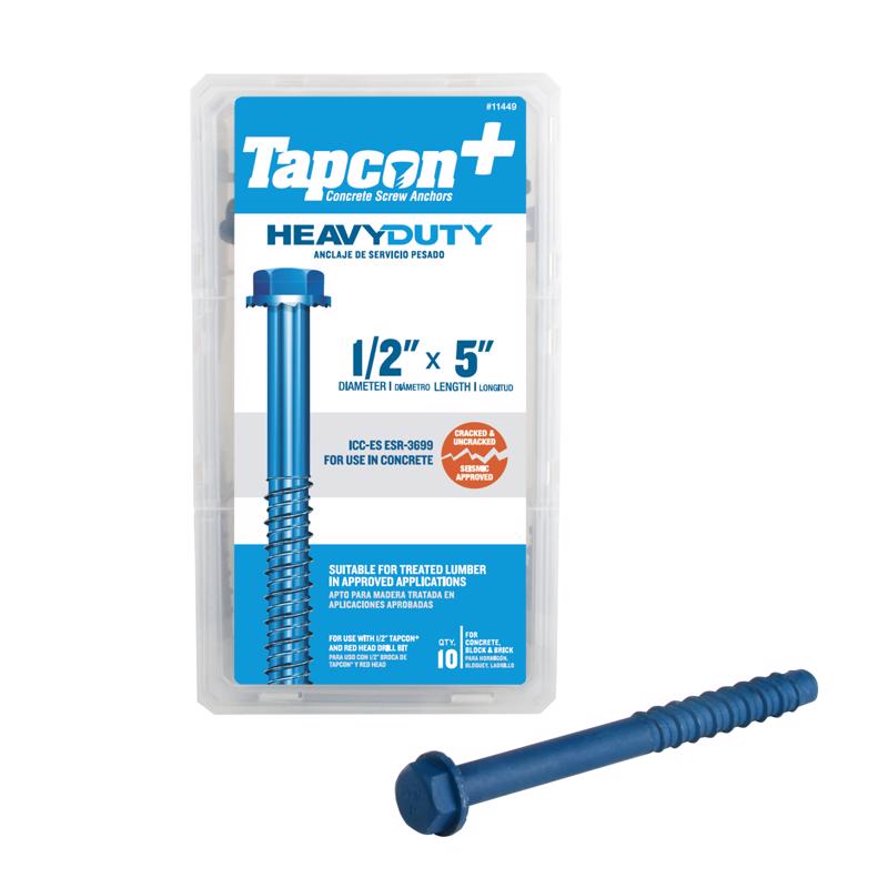 CONCRETE SCREW BL 1/2X5″ Online Hot Sale