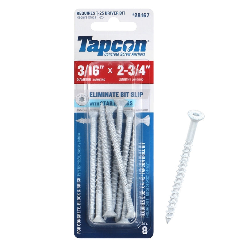 CON SCRW WHT 2-3/4″ 8PK on Sale