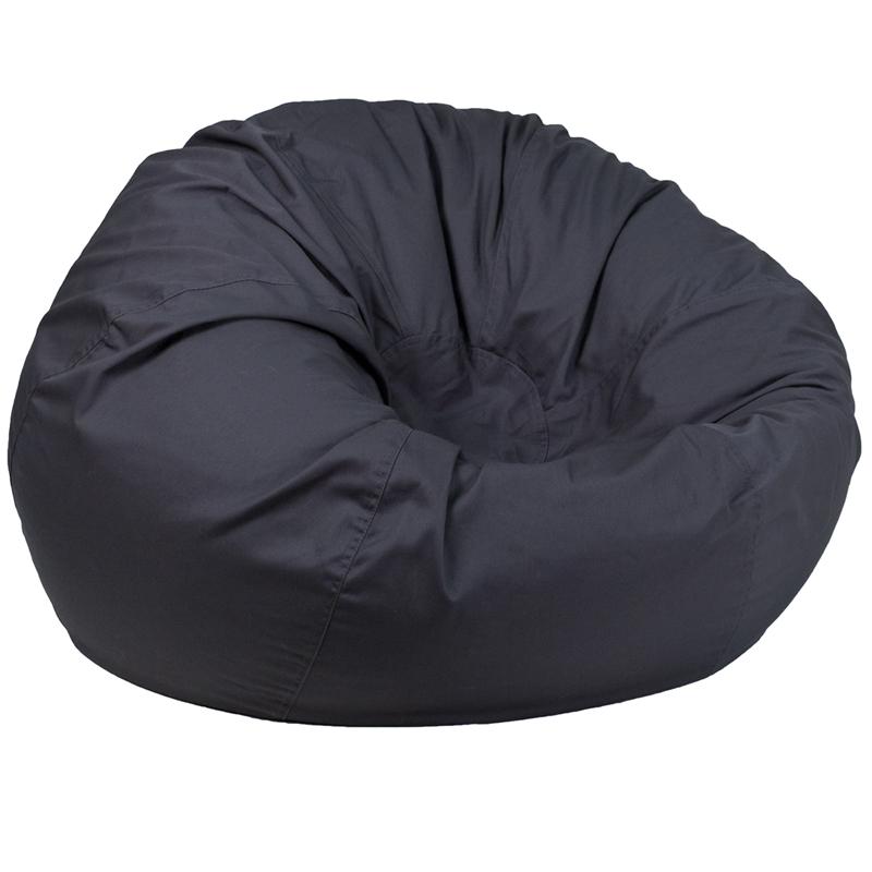Flash Furniture Oversized Solid Gray Bean Bag Chair – DG-BEAN-LARGE-SOLID-GY-GG Online