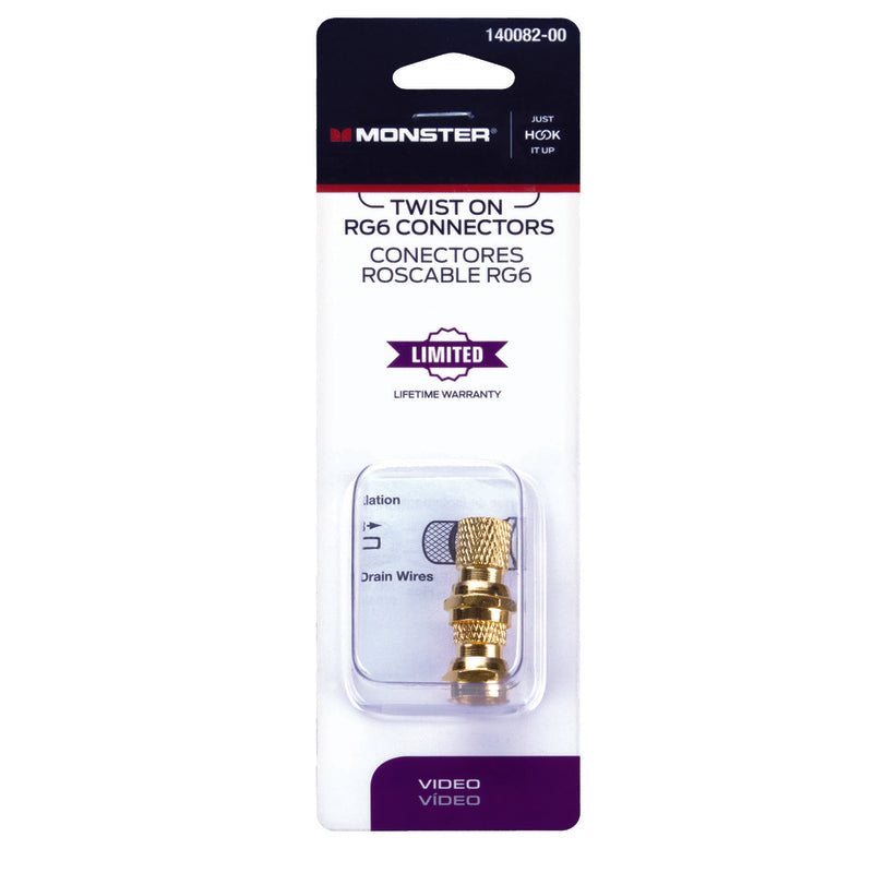 CONECTR TWIST-ON RG6 2PC Discount