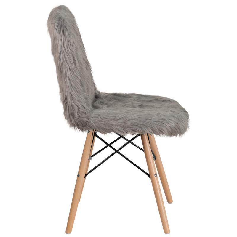 Flash Furniture Shaggy Dog Charcoal Gray Accent Chair – DL-16-GG Hot on Sale