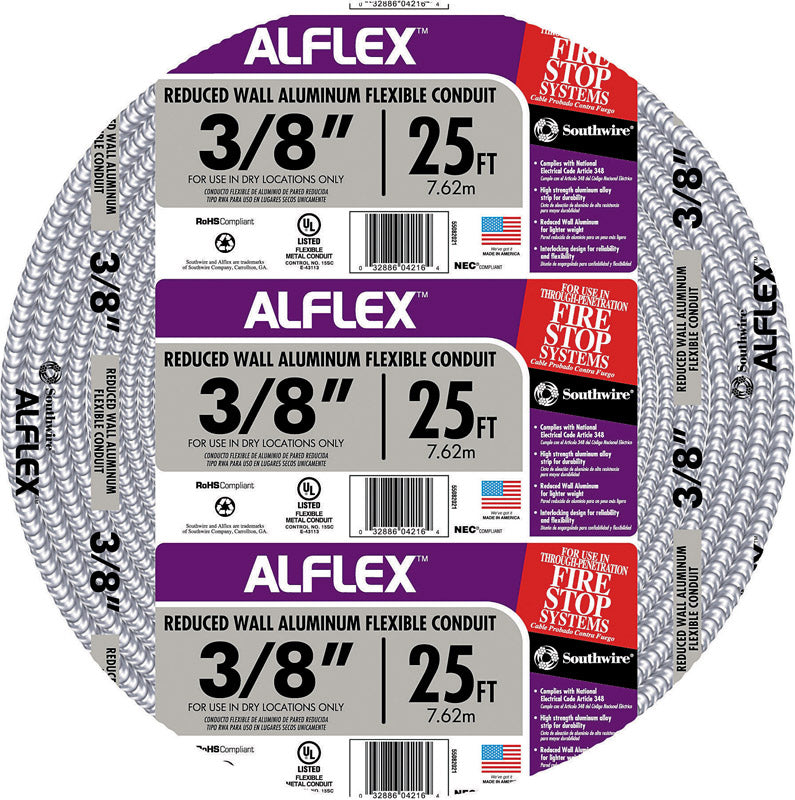 CONDUIT FLEXALUM 3/8X25 Online now