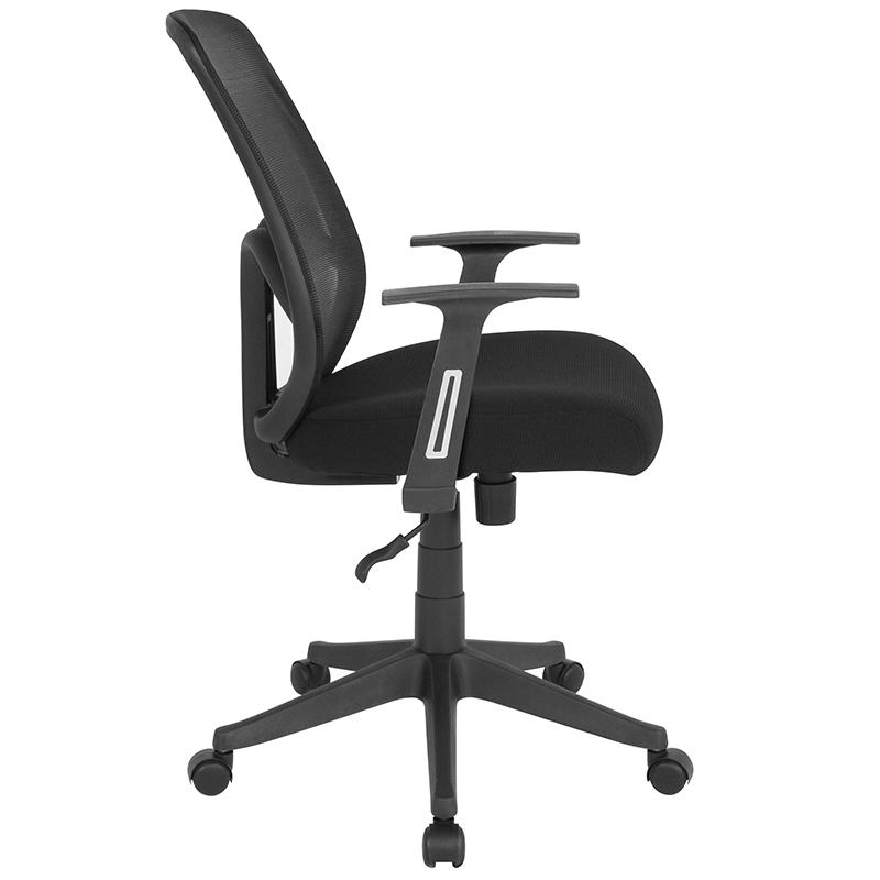 Flash Furniture Salerno Series High Back Black Mesh Chair with Arms – GO-WY-193A-A-BK-GG Hot on Sale