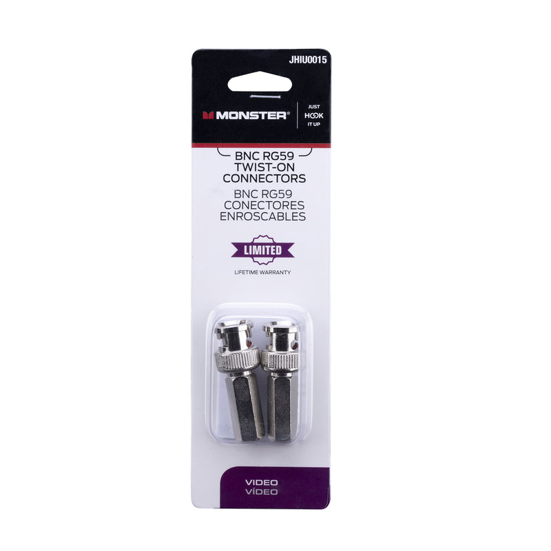 CONCTR BNC RG59 TWST 2PK Sale