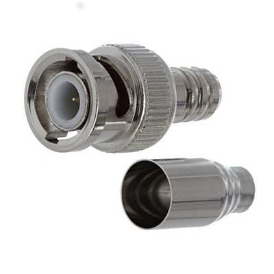 BNC Co-Axial Connectors –  Crimp Type – 2 Piece Construction RG58 Thin Net on Sale