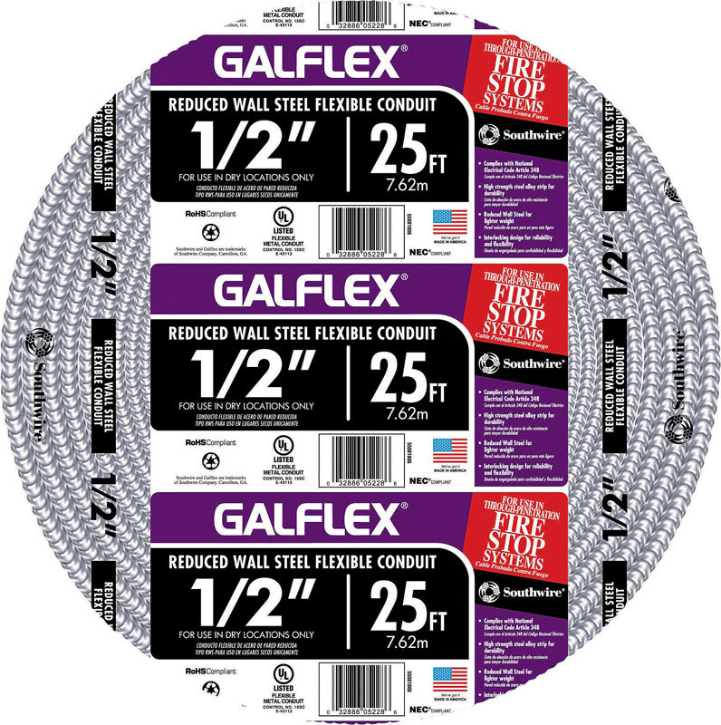 CONDUIT FLEX STL 1/2″X25 Online now