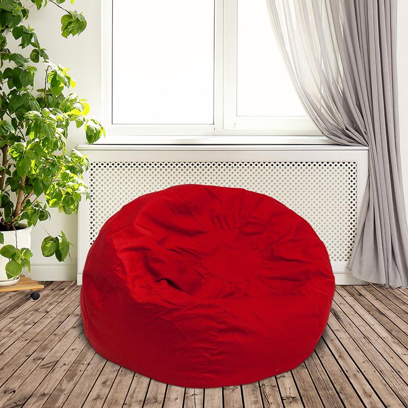 Flash Furniture Small Solid Red Kids Bean Bag Chair – DG-BEAN-SMALL-SOLID-RED-GG Hot on Sale
