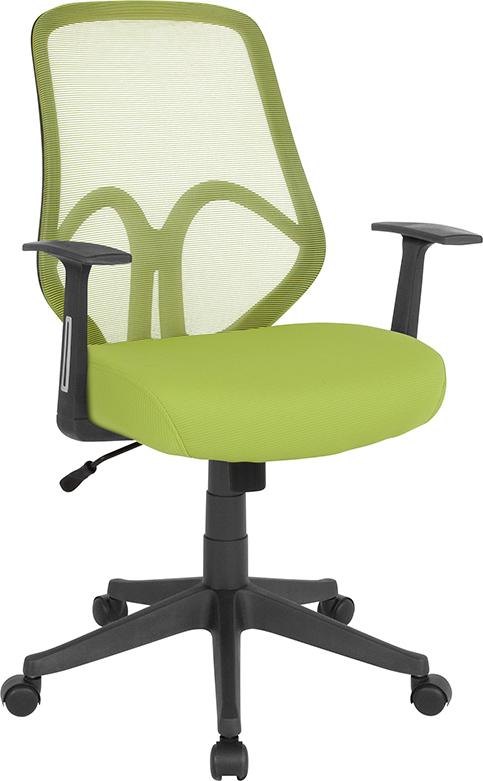 Flash Furniture Salerno Series High Back Green Mesh Chair with Arms – GO-WY-193A-A-GN-GG Hot on Sale