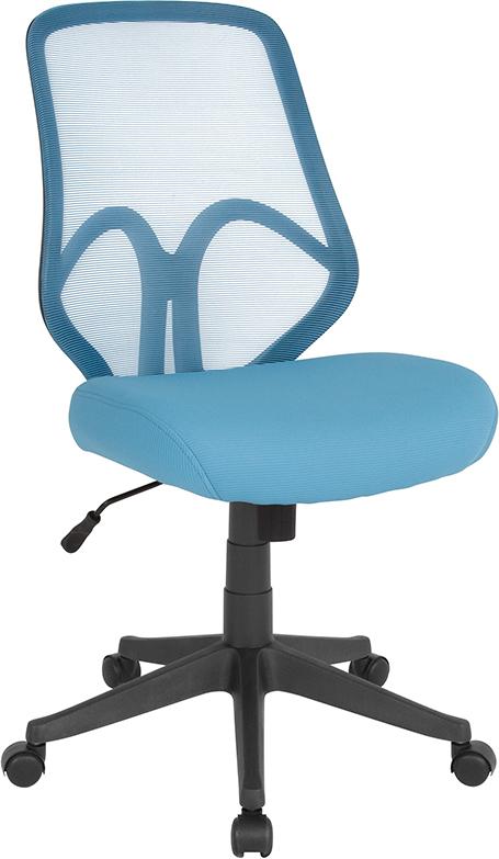 Flash Furniture Salerno Series High Back Light Blue Mesh Chair – GO-WY-193A-LTBL-GG Online Sale