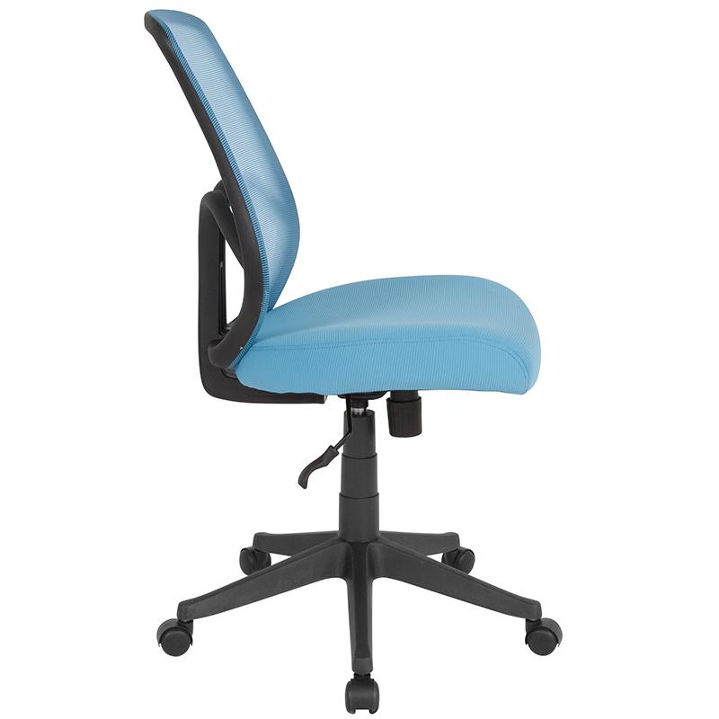 Flash Furniture Salerno Series High Back Light Blue Mesh Chair – GO-WY-193A-LTBL-GG Online Sale