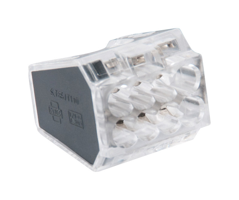 CONNECTOR 8PORT BLK 10PK Online now