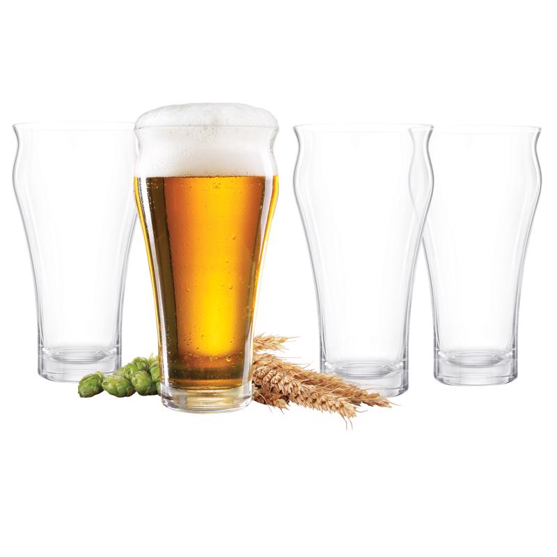 BEER GLASS BREWHOUSE 4PK Online Hot Sale