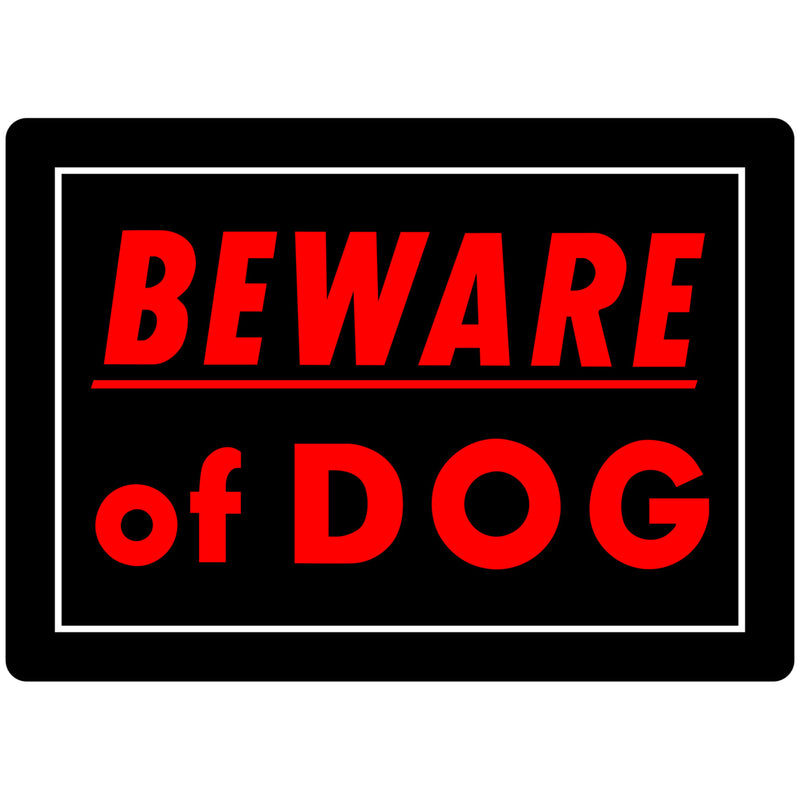 BEWARE DOG SIGN 10X14″ Online
