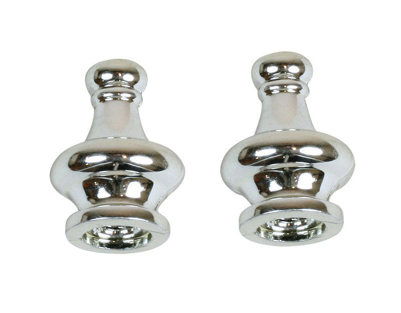 FINIAL 1-1/4″ NICKEL PK2 Supply