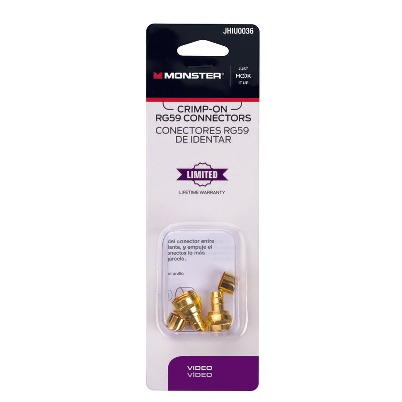 CONNECTORS RG59 CRMP 2PC Online now