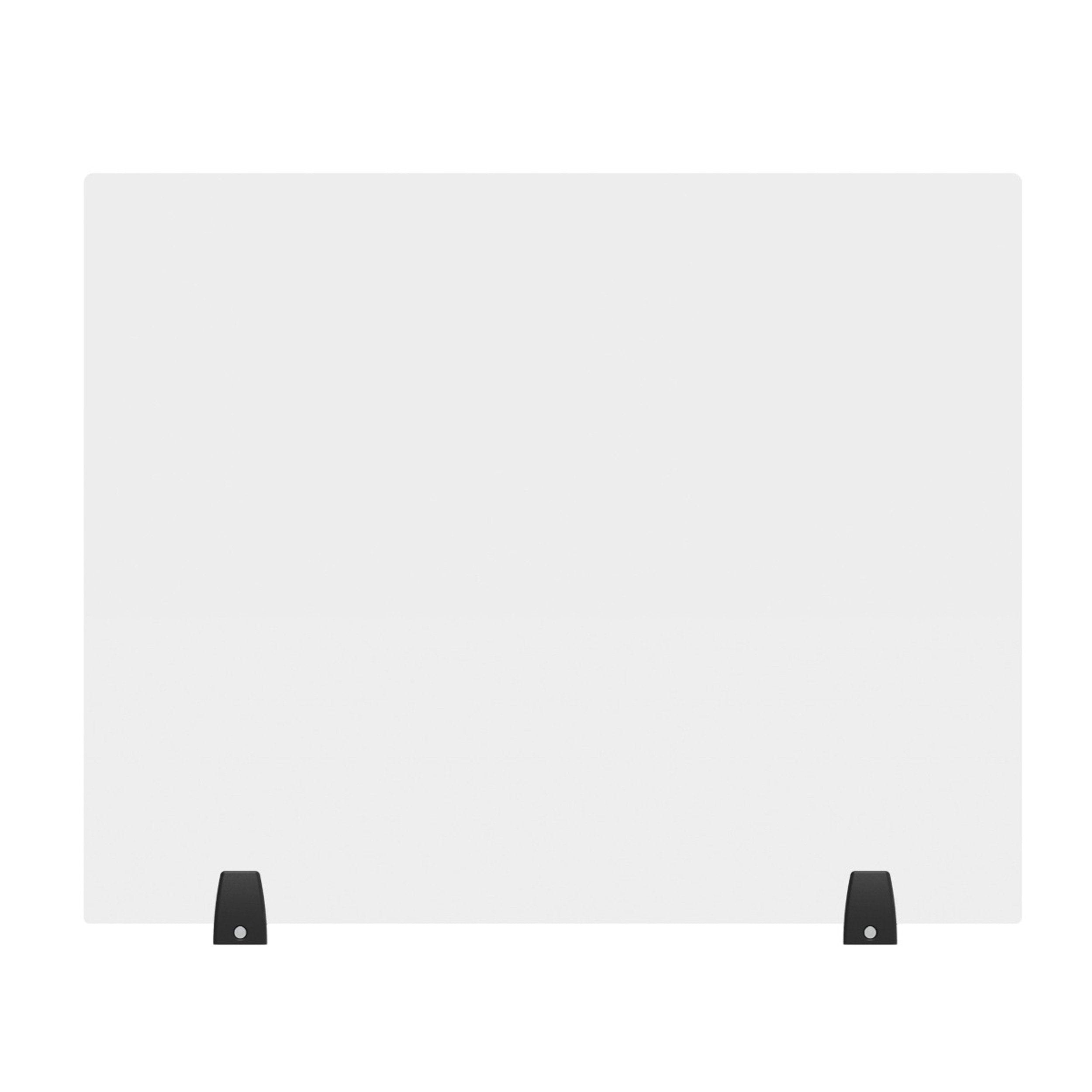 Luxor 30″ x 24″ Clear Acrylic Divider w/ 2 Table Top Clamps – DIVTT-3024C on Sale