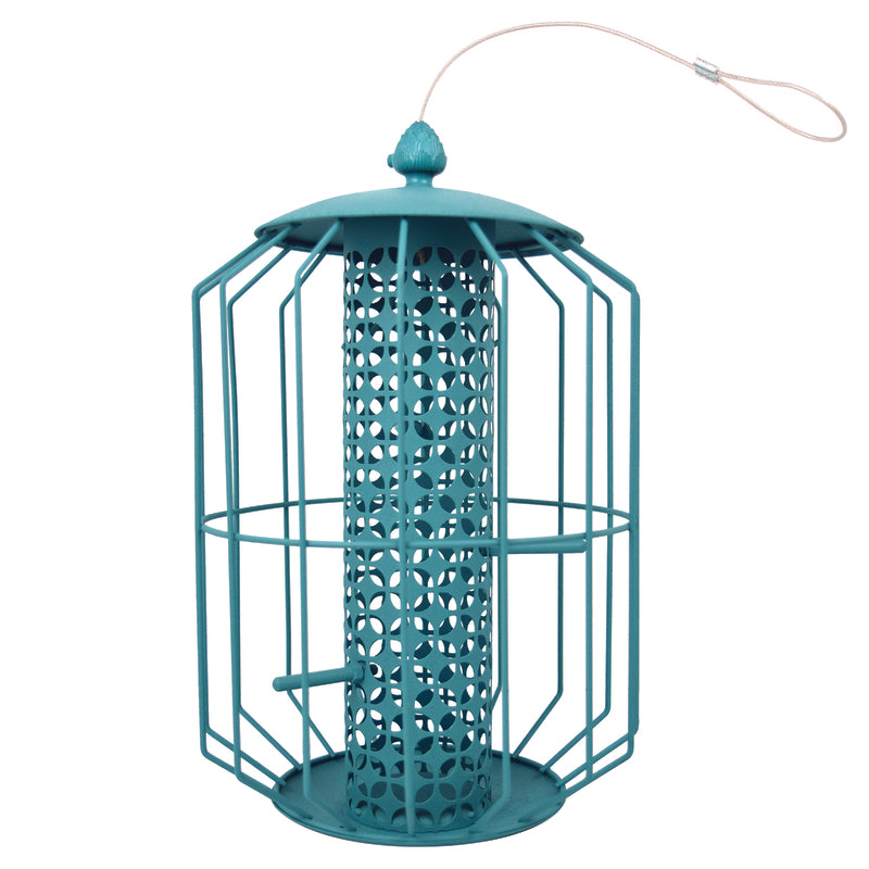 BIRD FEEDER CAGE TEAL Online