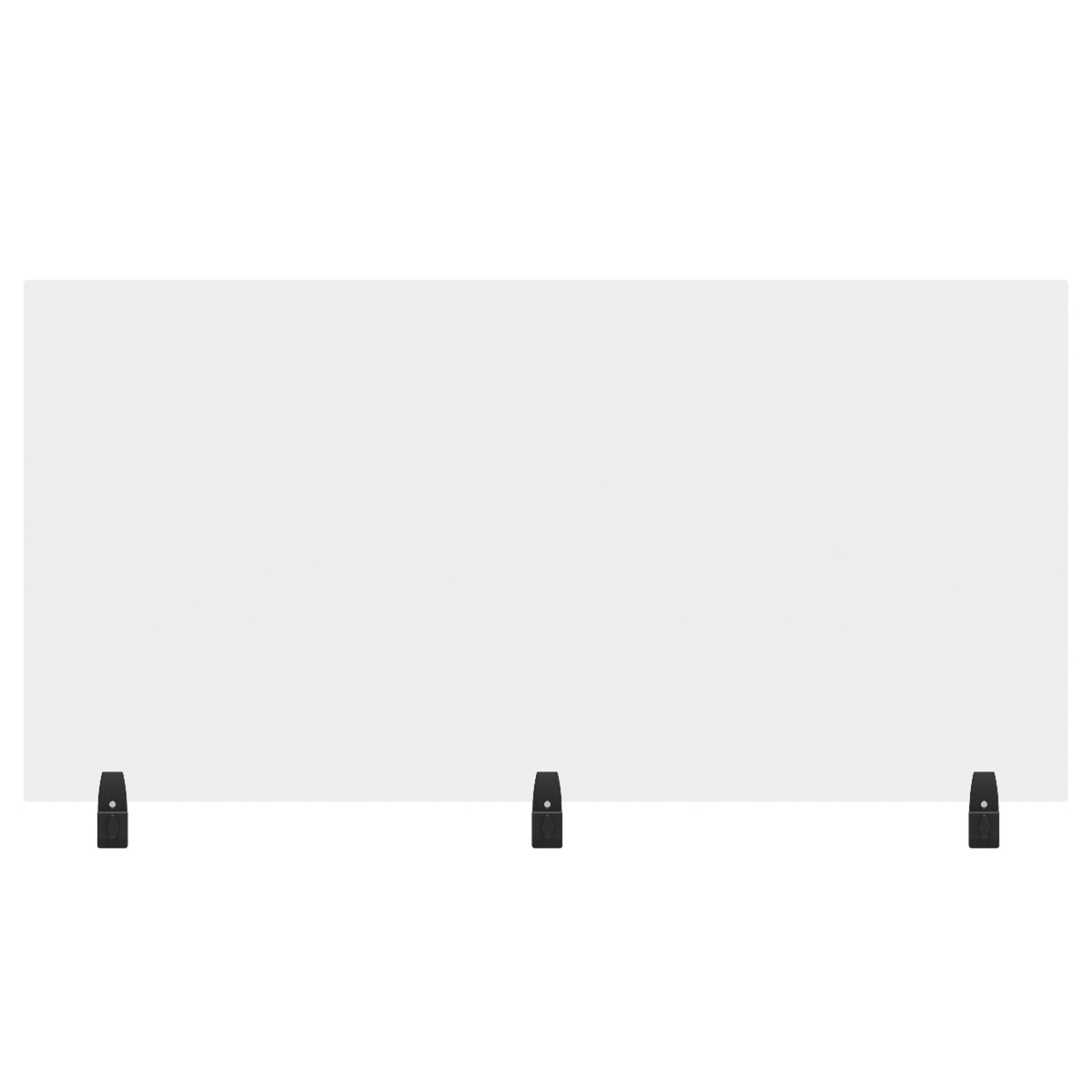 Luxor 60″ x 30″ Clear Acrylic Divider w/ 3 Divider Wall Top Clamps – DIVWT-6030C Online