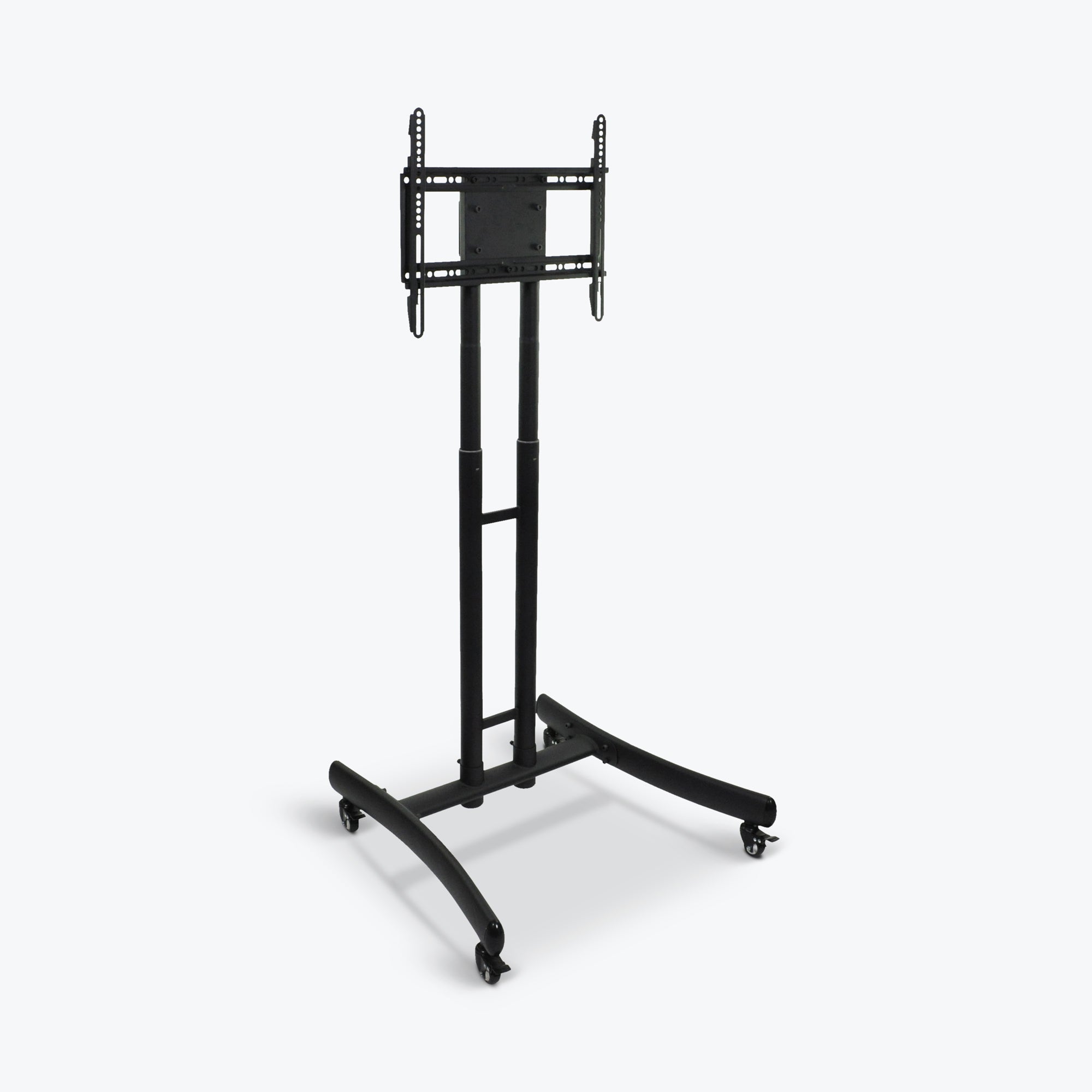 Luxor Adjustable Height Rolling TV Stand 29″W x 31″D x 60″H (Black) – FP1000 on Sale