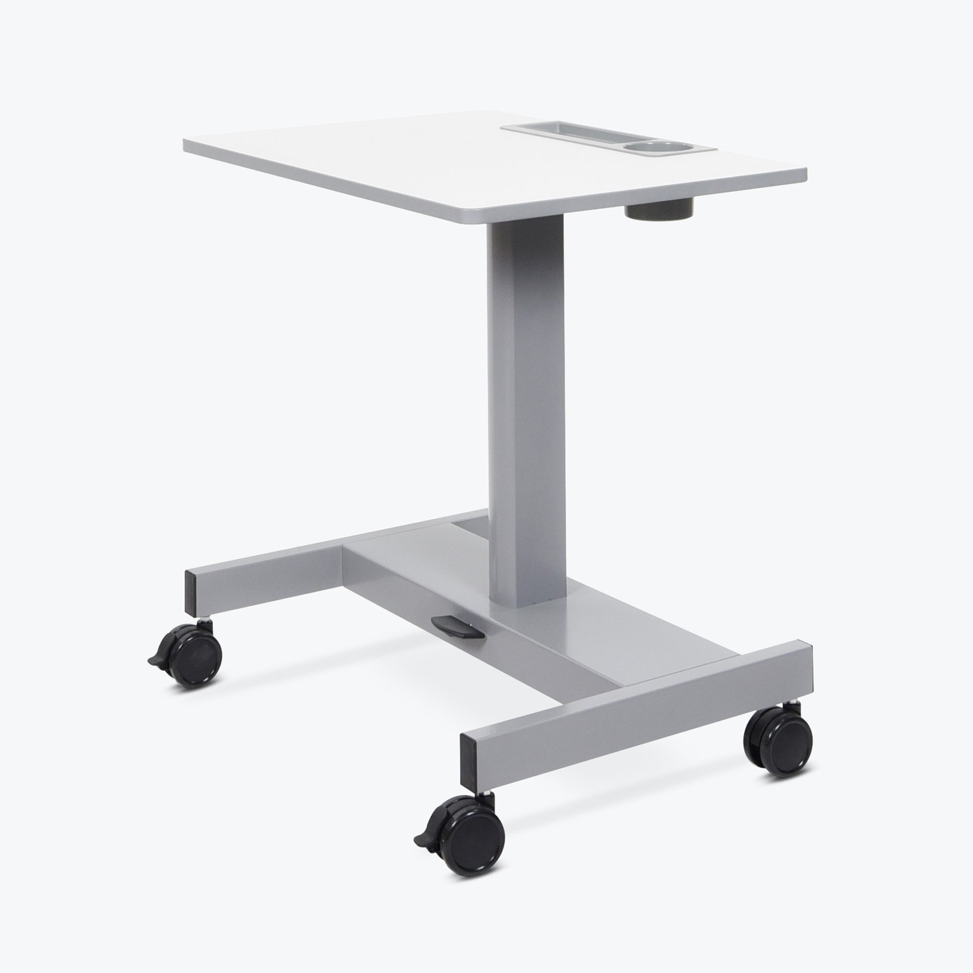 Luxor Adjustable Pneumatic Sit/Stand Desk (Gray) – STUDENT-P Supply