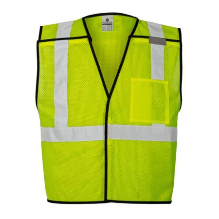 ML Kishigo Breakaway Vests Single Pocket Breakaway Vest- Economy – Large-xLarge –  Lime – 1535l on Sale