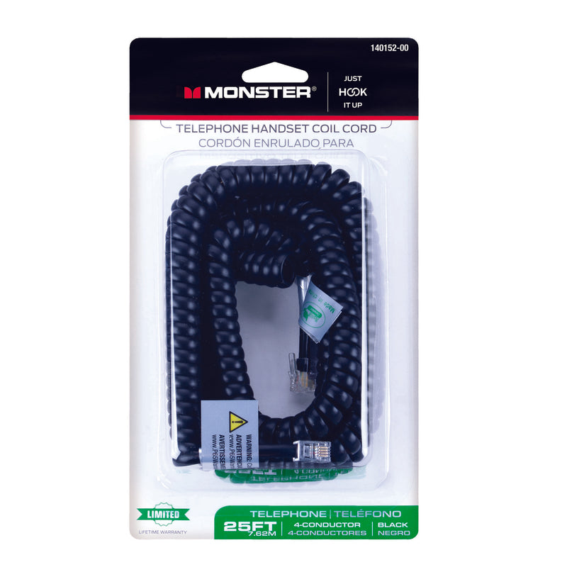 CORD HANDSET 25′ BLACK Online now