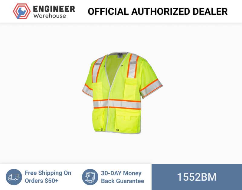 ML Kishigo Breakaway Vests Premium Brilliant Series Breakaway Class 3 Vest – Medium –  Lime – 1552BM Online Hot Sale