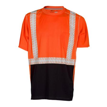 ML Kishigo Class 2 T-Shirts Premium Brilliant Series High Performance Class 2 T-Shirt – XLarge –  Orange – 9161X on Sale