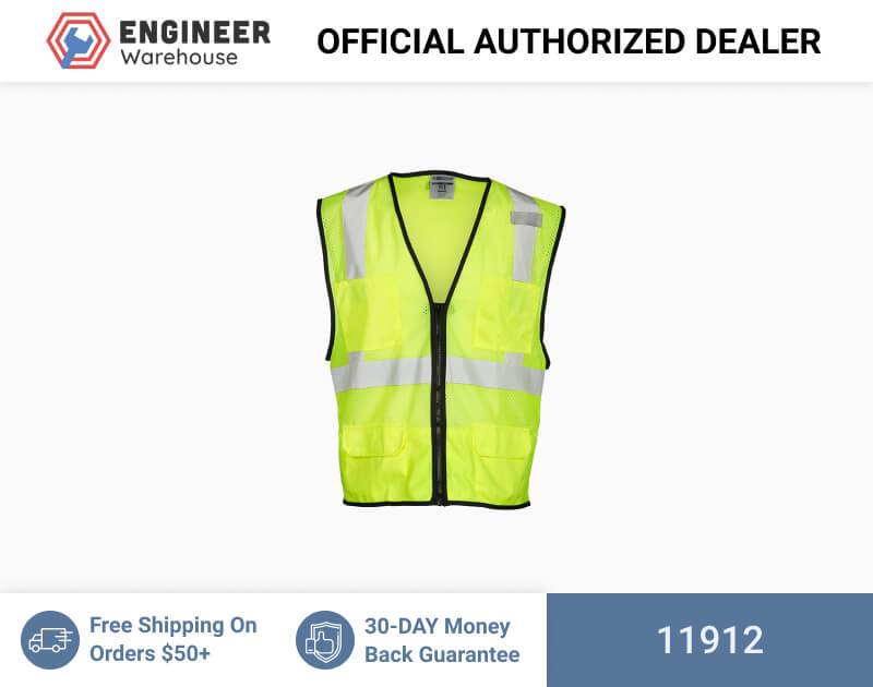 ML Kishigo Class 2 Vests 6 Pocket Mesh Vest – Economy – 2XLarge-3XLarge –  Lime – 11912 Sale
