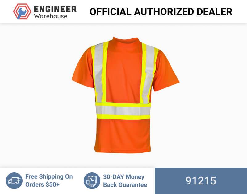 ML Kishigo Class 2 T-Shirts Flat Stitch Panels Class 2 T-Shirt – 5XLarge –  Orange – 91215 Discount