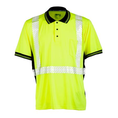 ML Kishigo Class 2 T-Shirts Premium Black Series High Performance Class 2 Polo Shirt  – Medium –  Lime – 9220M Online Hot Sale