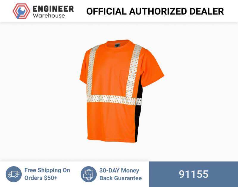 ML Kishigo Class 2 T-Shirts Premium Black Series T-Shirt – 5XLarge –  Orange/Black – 91155 Discount