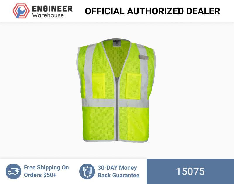 ML Kishigo Class 2 Vests Brilliant Series 3 Pocket Zipper Mesh Vest – 5XLarge –  Lime – 15075 Online Hot Sale